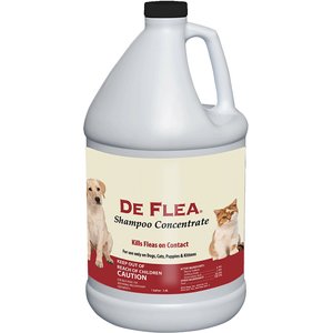 Natural Chemistry Miracle Care De Flea Shampoo Concentrate for Dogs & Cats, 1-gal