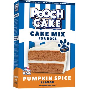 POOCH CAKE Wheat Free Peanut Butter Cake Mix Frosting Dog Birthday Cake 9 oz box Chewy