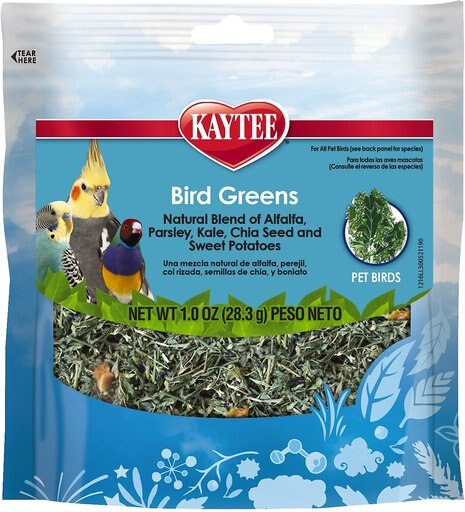 Kaytee Forti-Diet Pro Health Bird Greens Bird Food, 1-oz bag