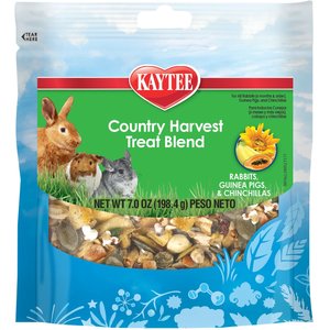 Kaytee Country Harvest Blend Rabbit, Guinea Pig & Chinchilla Treats, 7-oz bag