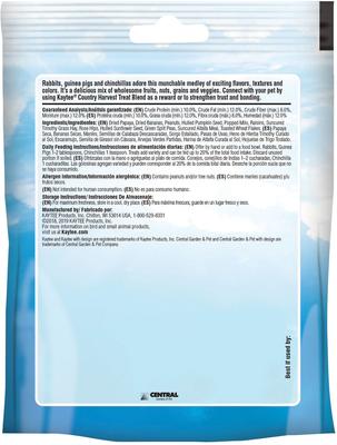 Show full view: Kaytee Country Harvest Blend Rabbit, Guinea Pig & Chinchilla Treats, 7-oz bag slide 2 of 6