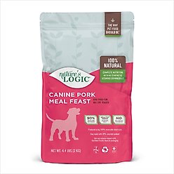 Nature's Logic Canine Pork Meal Feast All Life Stages Dry Dog Food, 4.4-lb bag