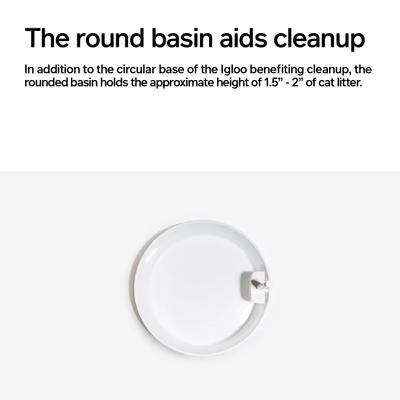 Show full view: Pidan Igloo Cat Litter Box, Large slide 7 of 10