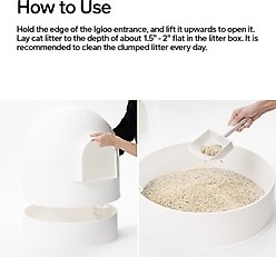 Pidan Igloo Cat Litter Box, Large slide 2 of 9