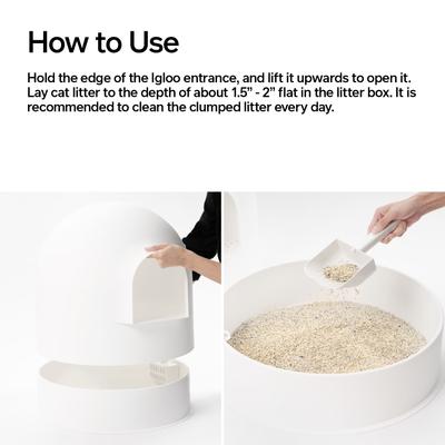 Show full view: Pidan Igloo Cat Litter Box, Large slide 8 of 10