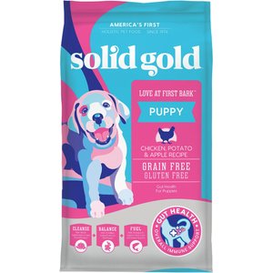 Solid Gold Love At First Bark Puppy Grain-Free Chicken, Potato & Apple Dry Dog Food, 4-lb bag