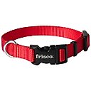 Frisco Solid Nylon Dog Collar, Red, XS: 8 to 12-in neck, 5/8-in W