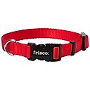 Frisco Solid Nylon Dog Collar, Red, Small: 10 to 14-in neck, 5/8-in wide