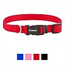 Frisco Solid Nylon Dog Collar, Red, Medium: 14 to 20-in neck, 3/4-in wide