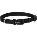 Frisco Solid Nylon Dog Collar, Black, Medium: 14 to 20-in neck, 3/4-in wide