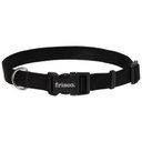 Frisco Solid Nylon Dog Collar, Black, Large: 18 to 26-in neck, 1-in wide