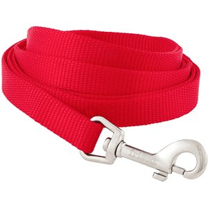 Frisco Solid Nylon Dog Leash, Red, Small: 6-ft long, 5/8-in wide