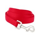 Frisco Solid Nylon Dog Leash, Red, Medium: 4-ft long, 3/4-in wide