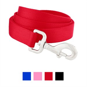 Frisco Solid Nylon Dog Leash, Red, Large: 6-ft long, 1-in wide