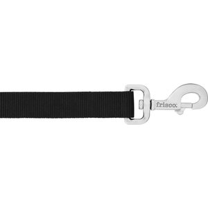 Frisco Solid Nylon Dog Leash, Black, Large: 6-ft long, 1-in wide