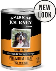 American Journey Chicken & Turkey Recipe Grain-Free Canned Dog Food, 12.5-oz, case of 12