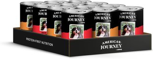 American Journey Stews Poultry & Beef Variety Pack Grain-Free Canned Dog Food, 12.5-oz, case of 12