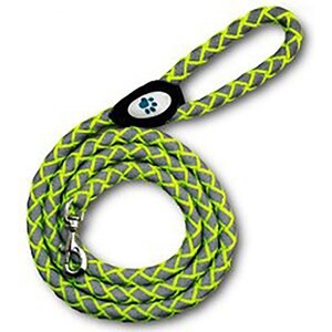 SafetyPUP XD Reflective Rope Dog Leash, 6-ft