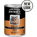 American Journey Pate Turkey & Salmon Recipe Grain-Free Canned Cat Food, 12.5-oz, case of 12