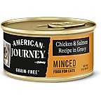 American Journey Minced Chicken & Salmon Recipe in Gravy Grain-Free Canned Cat Food, 3-oz, case of 24