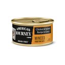 American Journey Minced Chicken & Salmon Recipe in Gravy Grain-Free Canned Cat Food, 3-oz can, case of 24