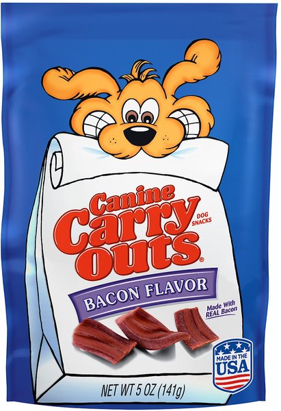 Canine Carry Outs Bacon Flavor Dog Treats