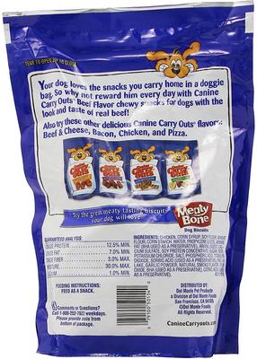 Show full view: Canine Carry Outs Beef Flavor Dog Treats, 25-oz bag slide 3 of 7