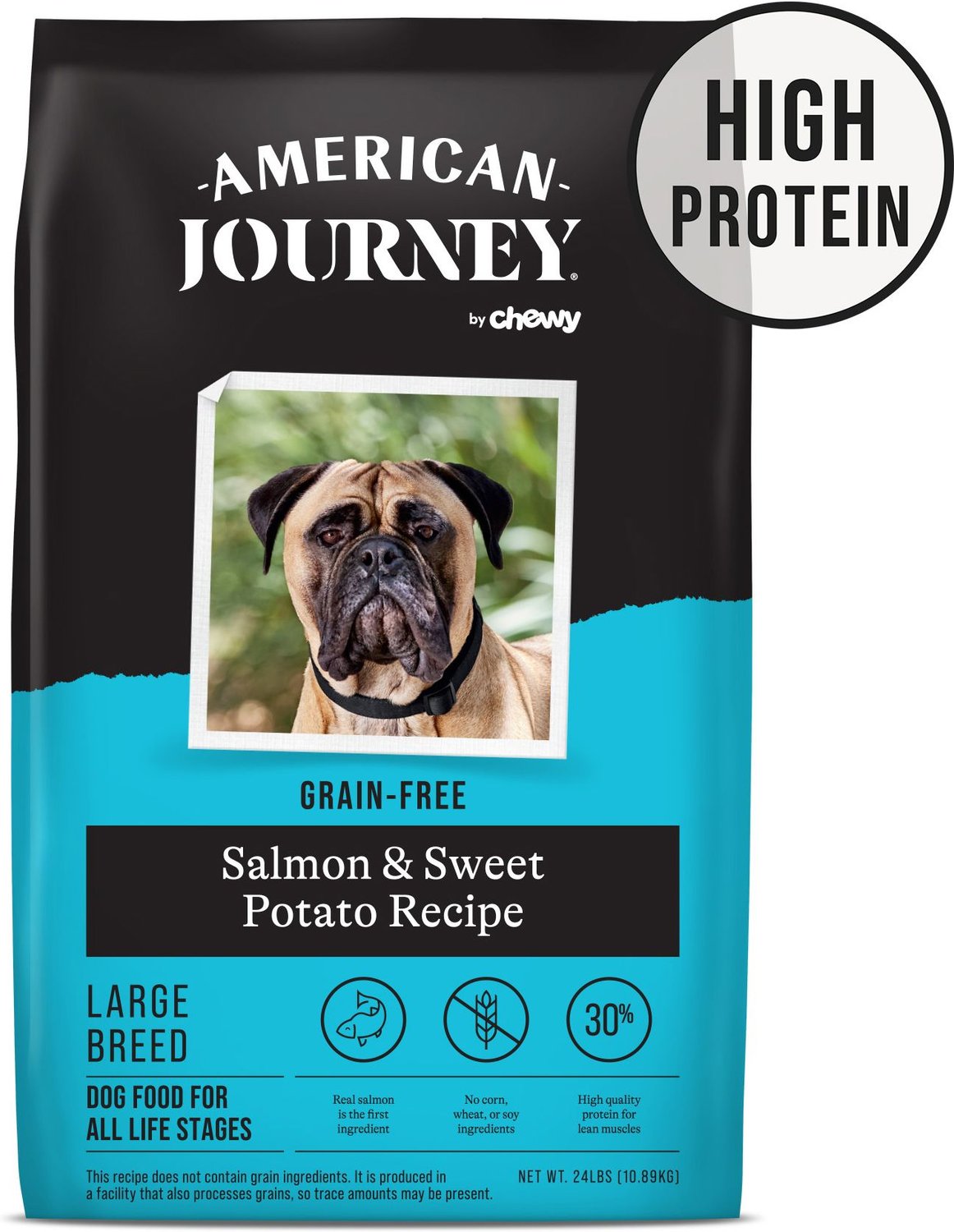 large breed dog food salmon