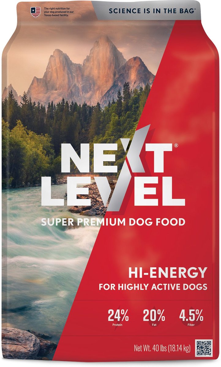 NEXT LEVEL SUPER PREMIUM PET FOOD Hi-Energy Adult Gluten-Free Beef Dry