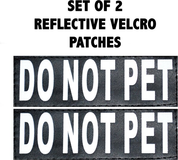 Doggie Stylz Do Not Pet Dog Patch, 2 count, Small slide 1 of 3