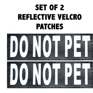 Doggie Stylz Do Not Pet Dog Patch, 2 count, Small
