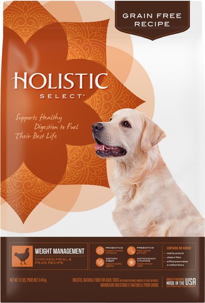 holistic select weight management dog food