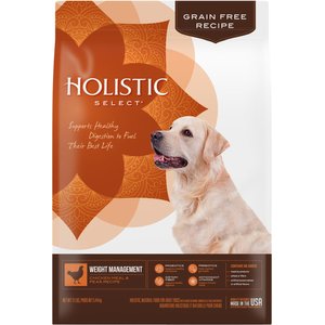 Holistic Select Weight Management Chicken Meal & Peas Recipe Dry Dog Food, 12-lb bag
