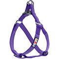 Pawtitas Nylon Reflective Step In Back Clip Dog Harness, Purple, Small: 15 to 22-in chest