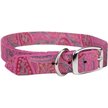 OMNIPET Paisley Leather Dog Collar, Pink, 20-in - Chewy.com