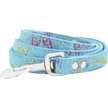 OMNIPET Paisley Leather Dog Leash, Turquoise, 4-ft, 3/4-in - Chewy.com