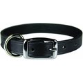 OmniPet Latigo Leather Dog Collar, Black, 20-in