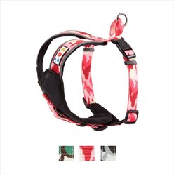 Pawtitas Camouflage Reflective Padded Dog Harness, Pink Camo, Medium/Large 