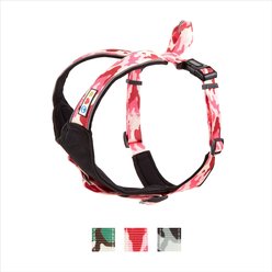Pawtitas Camouflage Reflective Padded Dog Harness, Pink Camo, Large/X-Large 