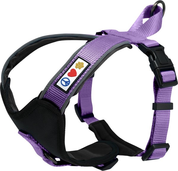 Pawtitas Nylon Reflective Back Clip Dog Harness, Purple Orchid, Medium/Large: 22 to 28-in chest slide 1 of 10