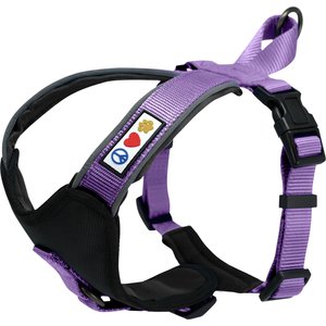 Pawtitas Nylon Reflective Back Clip Dog Harness, Purple Orchid, Medium/Large: 22 to 28-in chest