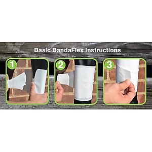 PawFlex Equine BandaFlex Disposable Horse Bandages, 10 count, Medium