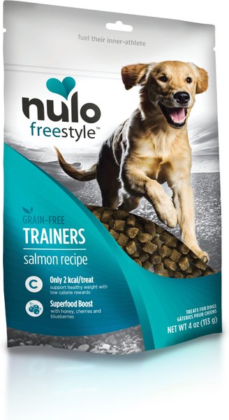Nulo Freestyle Salmon Recipe Grain-Free Dog Training Treats, 4-oz bag slide 1 of 3