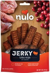 Nulo Freestyle Grain-Free Turkey Recipe with Cranberries Jerky Dog Treats, 5-oz bag