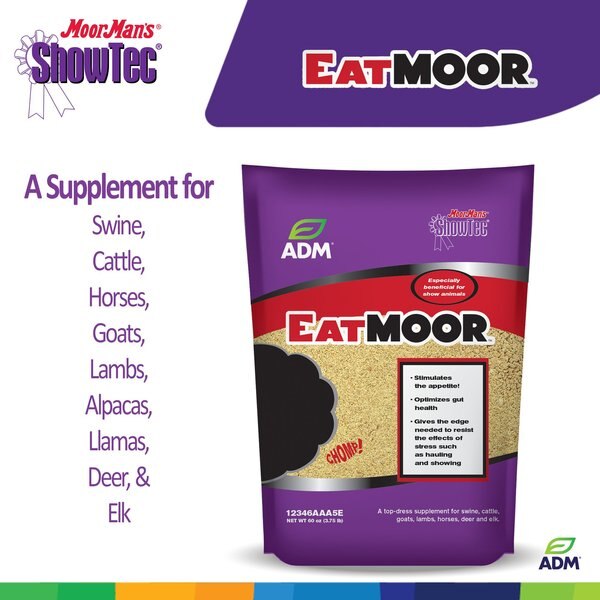 ADM MoorMan's ShowTec EatMoor Swine, Goat, Sheep, & Cattle Powder ...