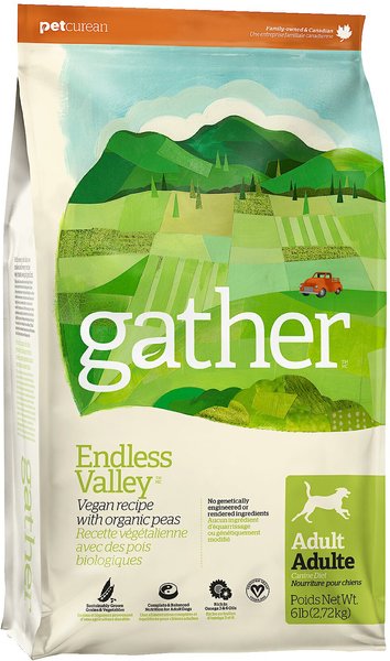 Gather Endless Valley Vegan Dry Dog Food, 6-lb bag slide 1 of 3