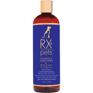 RX 4 Pets Dog & Cat Skin Irritation Shampoo & Conditioner, 16-oz bottle
