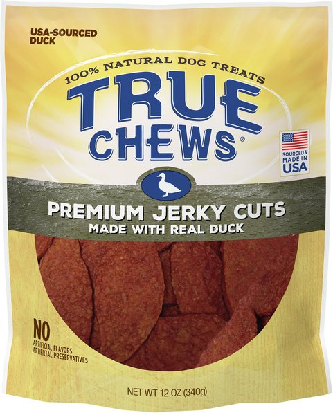 True Chews Premium Jerky Cuts with Real Duck Dog Treats, 12-oz bag slide 1 of 5