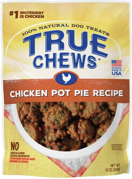 True Chews Premium Chicken Pot Pie Recipe Dog Treats, 12-oz bag slide 1 of 8