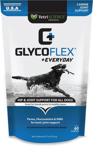 VetriScience GlycoFlex Everyday Chews Joint Supplement for Dogs, 60 count slide 1 of 4